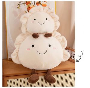 Cute Dumplings Pillow Plush <b>Toy</b> Super <b>Soft</b> <b>Stuffed</b> Pp Cotton Sofa Bedside Cushion Comforter - Product Image 3