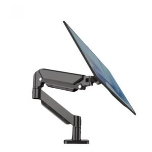 Monitor lengan tunggal dapat diatur berdiri <span class=keywords><strong>c</strong></span>-clamp/dasar Grommet 90 derajat sudut miring VESA 75x7 5/100x100mm 360 derajat Monitor rotasi - Product Image 4