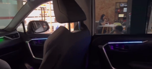 Kit de luz ambiental para coche Symphony adecuado para 20-24 Toyota RAV4/WILDLANDER APLICACIÓN DE TELÉFONO MÓVIL Control patrón de fibra de carbono RGB - Product Image 2