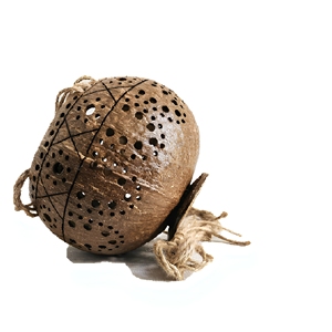 Porte-bougie chauffe-plat en coquille de noix de coco, parfumé, résistant à la chaleur, écologique, haute qualité, de Eco2go Vietnam - Product Image 1