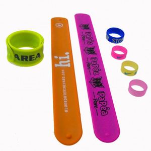 Pulseras de Silicona Personalizadas con Logotipo Impreso a Precio Promocional, Pulseras de Silicona con Cierre a Presión y Logotipo - Product Image 5