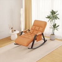 Fauteuil à bascule confortable pour la maison, pliable, avec dossier, pour le bureau, les chambres de filles, le maquillage, le salon et les hôtels
