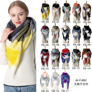 2023 New Models China Factory Square Warm <strong>Cashmere</strong> Winter Scarf Women and <strong>Men</strong> <strong>Shawls</strong> Scarves 140*140