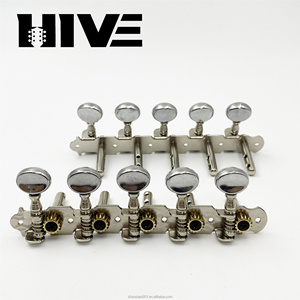 Clavijas de Afinación para Guitarra de 5 Unidades, Cabeza Redonda Pequeña, 5R5L Diplopore, Originales de Fábrica HIVE, para Guitarra Folk de 10 Cuerdas y <span class=keywords><strong>Banjo</strong></span> - Product Image 5