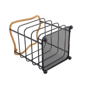 Porta Cubiertos de Ratán y Metal - Cuadrado - Product Image 2