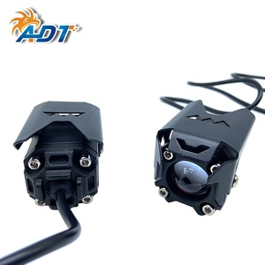 ไฟสปอร์ตไลท์ LED สำหรับมอเตอร์ไซค์ ADT 6000LM เลนส์สองสี ไฟทำงานภายนอก 6000K ไฟ LED ส่องไกลและใกล้ - Product Image 3