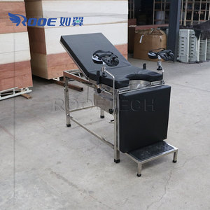 Медицинский мануал для гинекологии SUS201, стол для акушерских родов со спинкой и регулируемыми ногами - Product Image 4