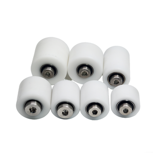 Roues à double roulement de qualité industrielle OD 30-45 mm avec arbre fileté pour chariots, chariots à roulettes et chariots de transport - Product Image 6