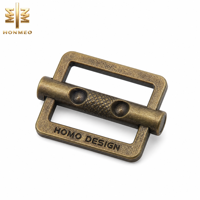 HONMEO Boucle de ceinture carrée en alliage de zinc plaqué, durable et personnalisée, à aiguille simple, pour vêtements, sacs et chaussures