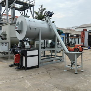 Nouveau design 1-8 t/h machine à mortier sec mélangeur de poudre de ciment équipement de mélange de mastic mural machine adhésive pour carreaux de céramique - Product Image 1