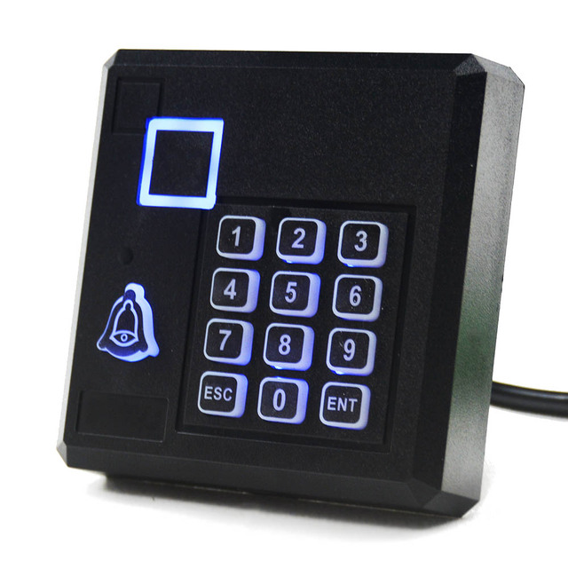 Hot Sales  Metal Waterproof Outdoor Keypad Rfid Standalone Access Control 5000 Users IP68 Time Card Machine