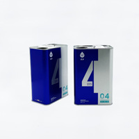 Bidon en fer blanc de 2L, style F, pour huile moteur et liquide de réparation, conditionnement aérosol, matériaux recyclés, bouchon à bec verseur, direct usine