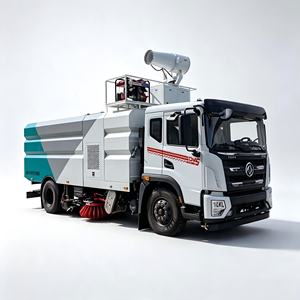 Camion de nettoyage et de balayage intégré DONFGENG, haute puissance, pour la décontamination des routes, nettoyeur de chaussées avec machine de pulvérisation - Product Image 1