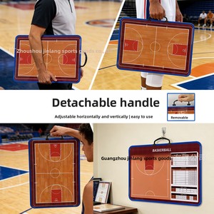 Tableau tactique de basketball imprimé bleu, double face, portable, effaçable, pour entraîneur - Product Image 3