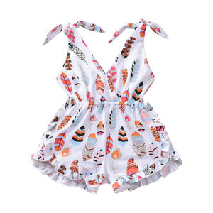 Mono de Verano Personalizado para Bebé Niña, Ropa con Volantes de Encaje, Traje de Seersucker para Bebé - Product Image 4