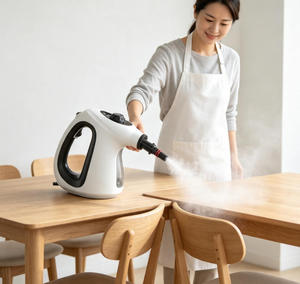 เครื่องทำความสะอาดไอน้ำแรงดันสูงแบบมือถือสำหรับใช้ในบ้าน 1300W ร้อนเร็วภายใน 20-30 วินาที ถังขนาด 500 มล. ปริมาณไอน้ำ 38-42 กรัม/นาที สายไฟยาว 3 เมตร - Product Image 4