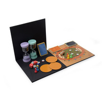 Jeu de Carrom Éducatif Pliable Robuste de Haute Qualité avec Impression Personnalisée pour Adultes et Enfants, Écologique