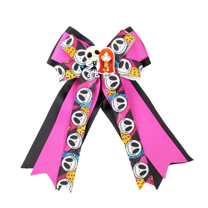 Noeuds pour cheveux d'Halloween, nœuds de spectacle équestre, fantôme, boo, grands nœuds pour filles, nœuds mignons d'araignée pour spectacle équestre d'Halloween - Product Image 5