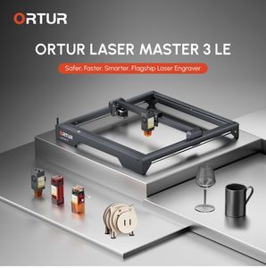 <span class=keywords><strong>ORTUR</strong></span> OLM3-LE Máquina de Grabado Láser de Alta Velocidad para Posavasos, Máquina de Grabado y Corte Portátil de 400*400 mm, Máquina Láser de 10w - Product Image 3