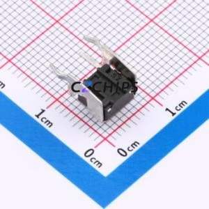 SMG-01Z-H055A1 Tactile Switch Bent Lead Through Hole-4P,7.5x7mm Switch Single Pole Single Throw Round Button 2.5N 7.5mm - Product Image 2