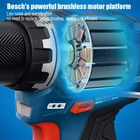 Perceuse sans fil Bosch Professional GSR 12V-32, moteur sans balais, couple élevé de 32 Nm, double vitesse, poignée en forme de T, outil électrique multifonctionnel