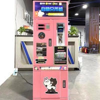 Machine à monnayeur automatique sans personnel pour centre commercial, paiement par code QR, machine à distributeur de jouets en métal, version anglaise, usage commercial