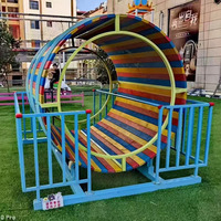 Équipement de plein air pour parents et enfants KLQ, tapis roulant circulaire non motorisé, équipement de terrain de jeu extérieur
