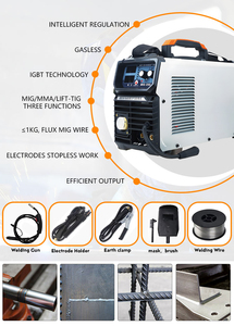 Soudeuse <span class=keywords><strong>MIG</strong></span>-200 sans gaz à blindage automatique 220V, machine à souder portable pour usage domestique et industriel - Product Image 3