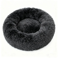 Lit pour animaux de compagnie en peluche surdimensionné, écologique, en fausse fourrure PP et rembourrage extra épais pour la chaleur hivernale, durable, confortable, anti-affaissement, lavable