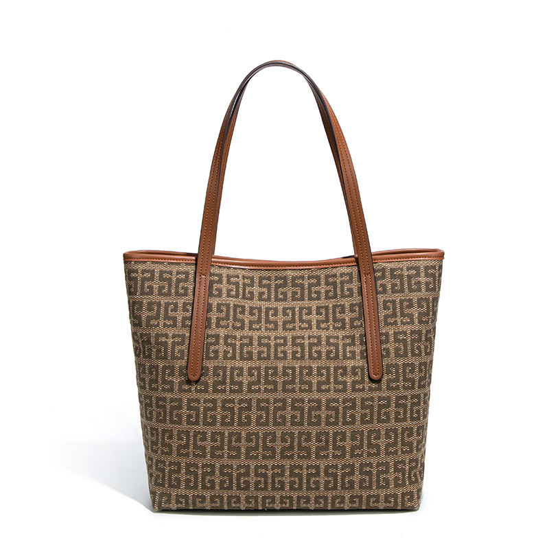 D3162 # ถัก-สีน้ำตาล