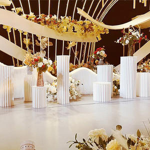 Colonnes romaines en papier simples, accessoires de mariage, ornements de guidage, adaptées à diverses fêtes - Product Image 5