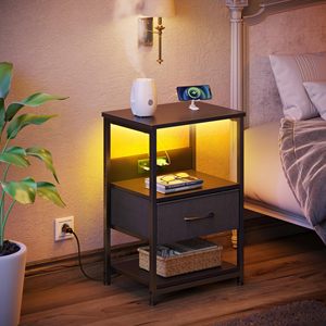 โต๊ะข้างเตียงอะคริลิคโต๊ะข้างเตียงสีทองเฟอร์นิเจอร์ห้องนั่งเล่น - Product Image 3