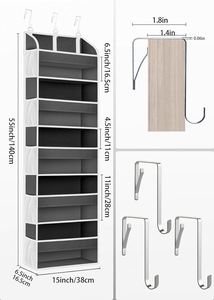 Over the Door Organizer Bathroom Organizers and <b>Storage</b> with 5 Pockets Animal <b>Storage</b> for Nursery Newborn Baby Essential - Product Image 4
