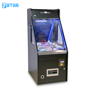 Máquina de Empurrar Moedas Preta, Jogo de Arcade Operado por Moeda com Trocador de Notas - Product Image 1