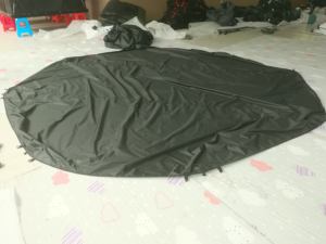 Tente octogonale d'hiver d'extérieur personnalisée avec isolation, grande fenêtre et trou pour <span class=keywords><strong>cheminée</strong></span> pour la pêche - Product Image 5