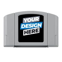 Cartouche de jeu personnalisée 64 bits en anglais, version USA NTSC ou version EUR PAL pour consoles N64, matériau ABS