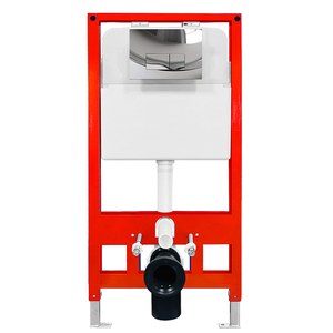 Hiện đại tường treo HDPE nhà vệ sinh bể với giấu Tank và <span class=keywords><strong>dual</strong></span>-tuôn ra hệ thống cài đặt cho phòng tắm - Product Image 1