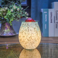 Chauffe-bougie électrique en verre, brûleur d'arômes, veilleuse, décoration d'intérieur, certifié CE, utilisation intérieure, aromathérapie