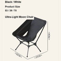 Chaise de camping portable moderne, plus grande, plus spacieuse, compacte, légère, pliable en Oxford, pour la randonnée, le camping, la plage