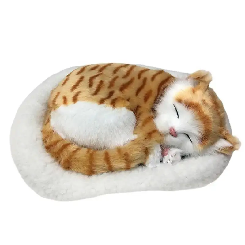 OEM Wholesale Customize Simulation Cat Ornament Home Decoration Hanging Cat Crafts Plush Stuffed Toy Kitten