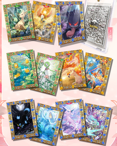 YZ Boîte Surprise Spéciale Pokémoned Center Cotton Hall Édition Cartes Métalliques Pokémoned Culturelles et Créatives Planches d'Art Décoratives - Product Image 2