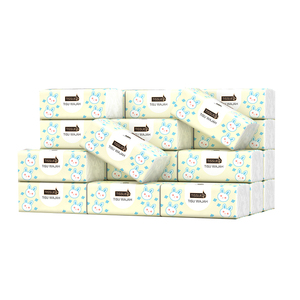 <span class=keywords><strong>Papier</strong></span> Mouchoir Facial Écologique 5 Plis en Pâte de Bois Vierge Imprimé, Vente en Gros Usine, Prix Abordable pour la Maison - Product Image 3