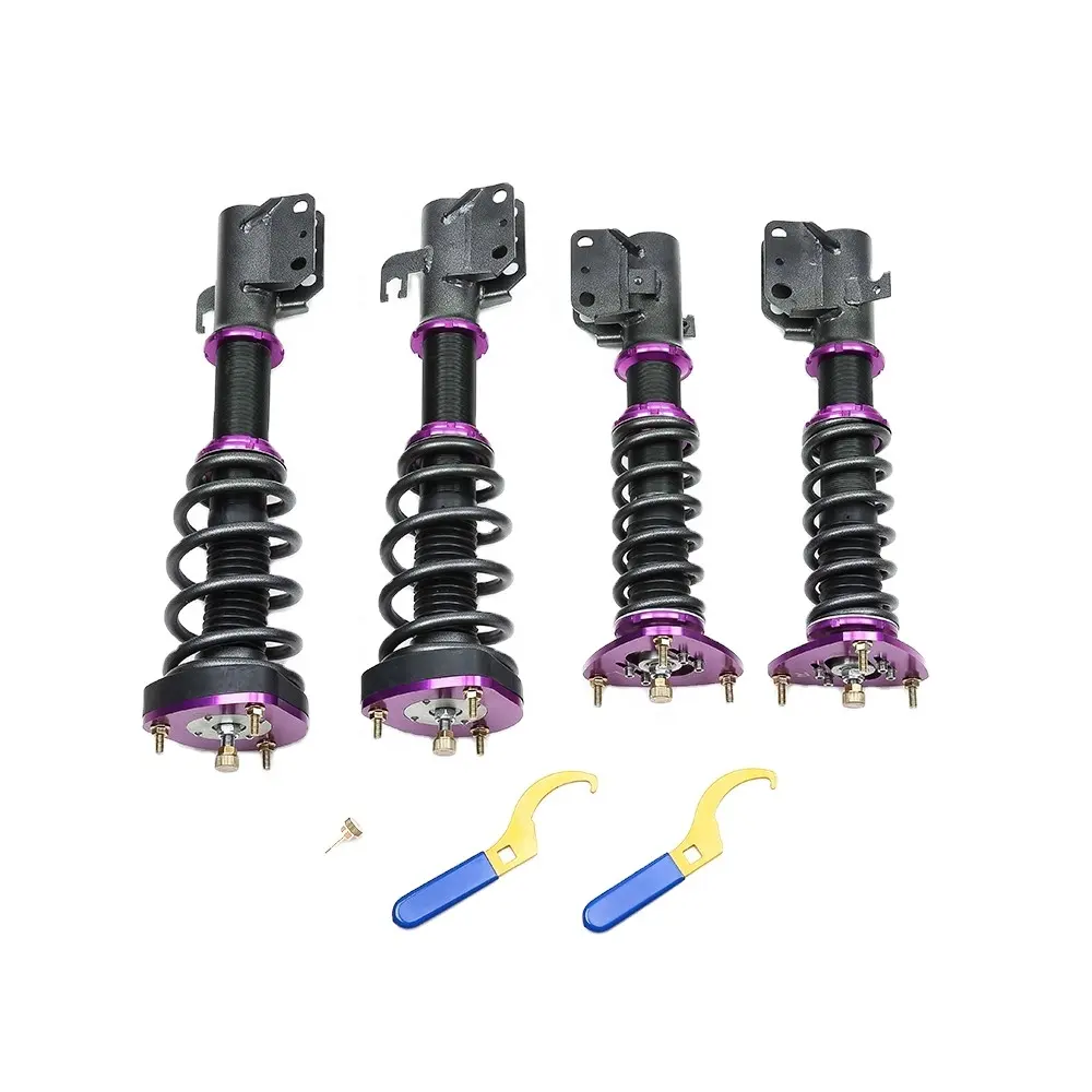 32 Way Monotube Full Adjustable Racing Coilovers Shock Absorbers For Subaru impreza wrx Forester 2002-2008 fit 2004 wrx coilover