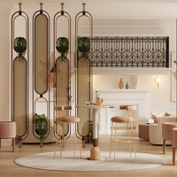 Tabourets de bar modernes de luxe en gros, comptoir d'îlot de cuisine, chaise de bar en métal doré pour salle à manger, salon, meubles