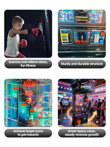 Édition Cadeau <span class=keywords><strong>de</strong></span> la Nouvelle Machine <span class=keywords><strong>de</strong></span> Jeu d'Arcade <span class=keywords><strong>de</strong></span> Boxe et <span class=keywords><strong>de</strong></span> Kickboxing, Machine d'Entraînement au Punch, <span class=keywords><strong>Jeux</strong></span> <span class=keywords><strong>de</strong></span> Frappe et <span class=keywords><strong>de</strong></span> Coups <span class=keywords><strong>de</strong></span> Pied à Monnayeur avec Prix - Product Image 2