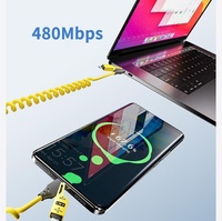 Cable de Carga Tipo C Cuatro en Uno de 1.5 Metros para Huawei iPhone, Carga Rápida