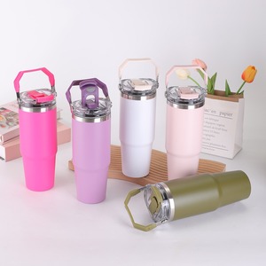 Custom Logo 30oz Insulated <b>Coffee</b> Tumbler with Screw On Lid BPA Free Metal Cup for Home Office Outdoor Use - Product Image 4