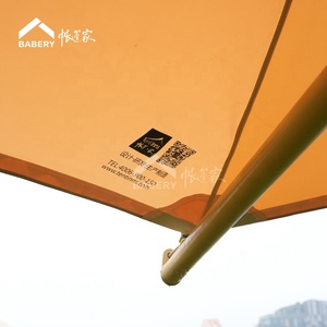 Parapluie d'extérieur <span class=keywords><strong>3m</strong></span> x <span class=keywords><strong>3m</strong></span> Tipitent Aluminium PVC pour balcon Restaurant Utilisation directe Fabricant Chaise d'extérieur Restaurant Parapluie - Product Image 3