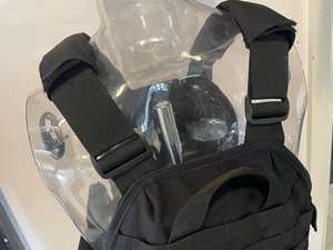 900D أكسفورد الإفراج السريع رخالة أسود تكتيكي قابل للتعديل لوحة الهجوم سترة الناقل - Product Image 4