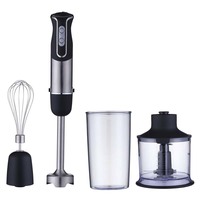 Mélangeur à immersion 3 en 1 Mélangeurs électriques à main et mélangeur pour la cuisine, mélangeur à main électrique Smoothie
